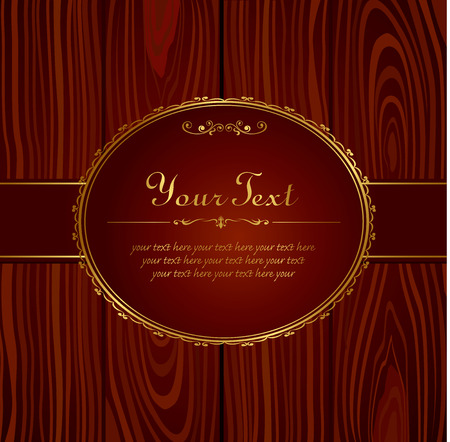 invitation vintage label vector frame のイラスト素材