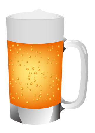 Beer illustration icon のイラスト素材