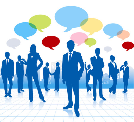 business people Vector のイラスト素材