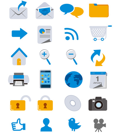 Web icons, Apps, set Vectorのイラスト素材