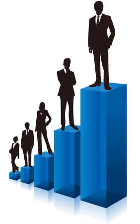 business people  Vector graphのイラスト素材