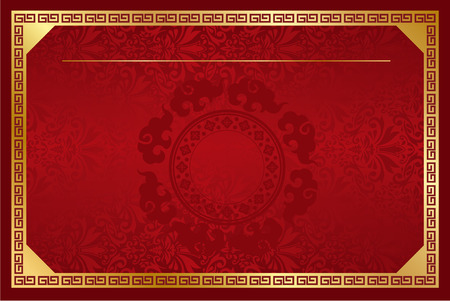 Chinese template Vectorのイラスト素材