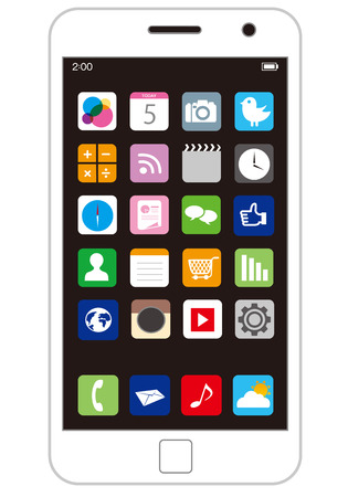 smart phone Vectorのイラスト素材