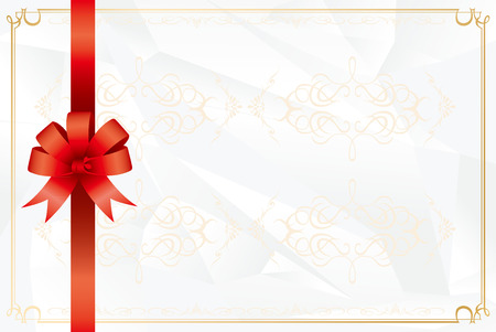 retro frame certificate template Vectorのイラスト素材