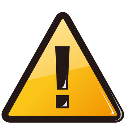 warning sign Vectorのイラスト素材