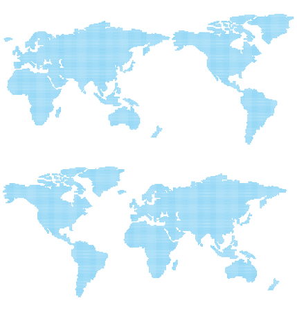 World map of dotsのイラスト素材