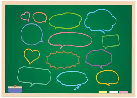 speech bubble naturalのイラスト素材