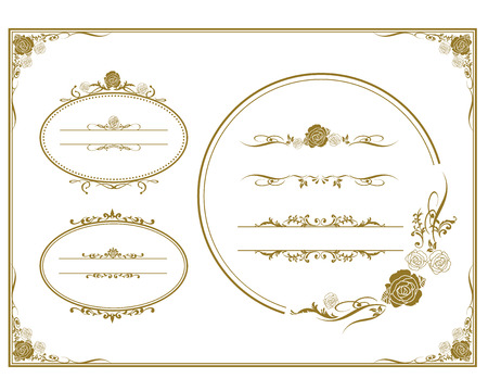 frame set.のイラスト素材