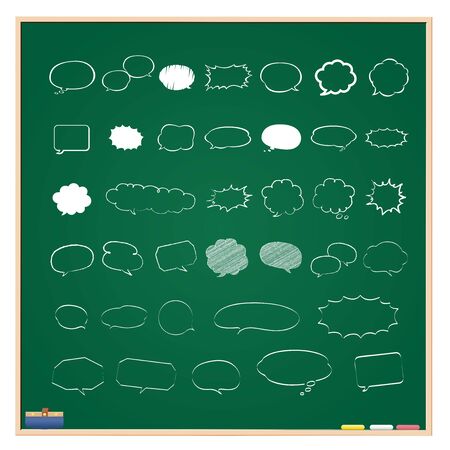 Speech bubbles setのイラスト素材