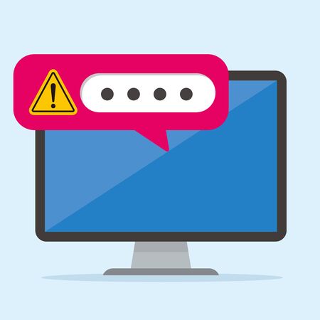 secure flat icon illustration vectorのイラスト素材