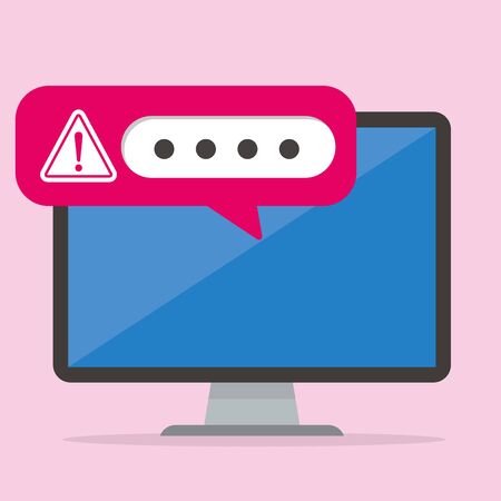 secure flat icon illustration vectorのイラスト素材