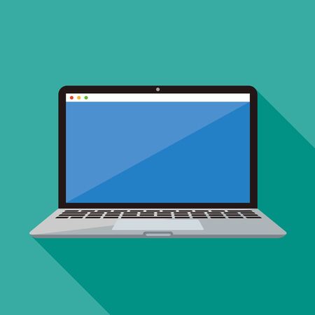 laptop vector illustrationのイラスト素材
