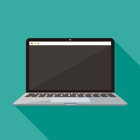 laptop vector illustrationのイラスト素材