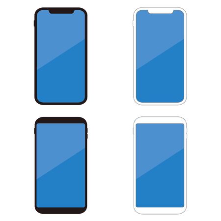 smartphone tablet icons vector illustrationのイラスト素材