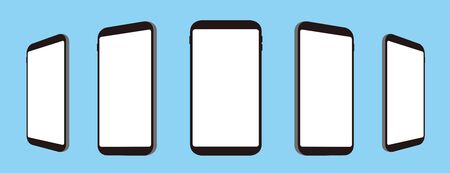smartphone tablet icons vector illustrationのイラスト素材