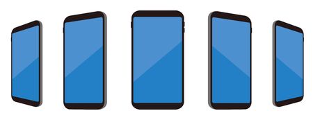 smartphone tablet icons vector illustrationのイラスト素材