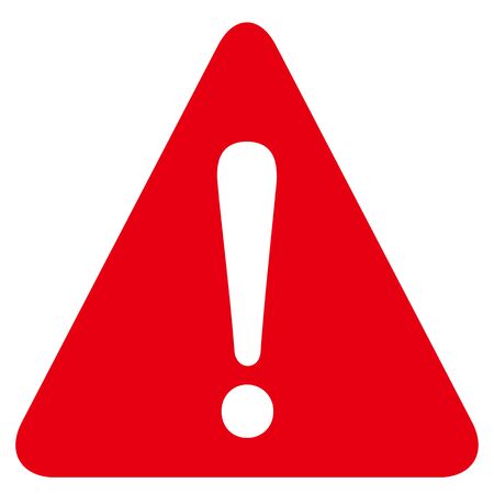 warning sign icon vector triangleのイラスト素材