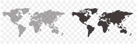 illustration of World map Vectorのイラスト素材