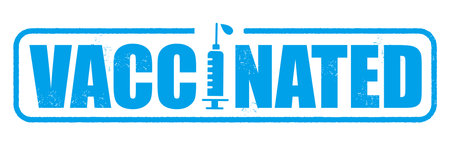 Medicine vaccine sign. Medical syringe icon. set vaccination vaccinatedのイラスト素材