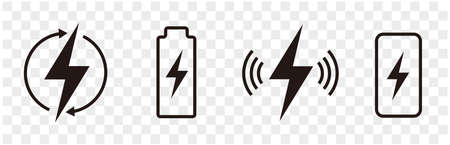 Abstract power vector iconのイラスト素材