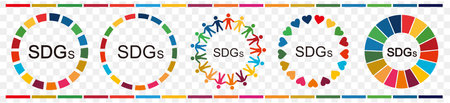 SDGs goals image illustration vectorのイラスト素材