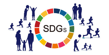 SDGs goals image illustration vectorのイラスト素材