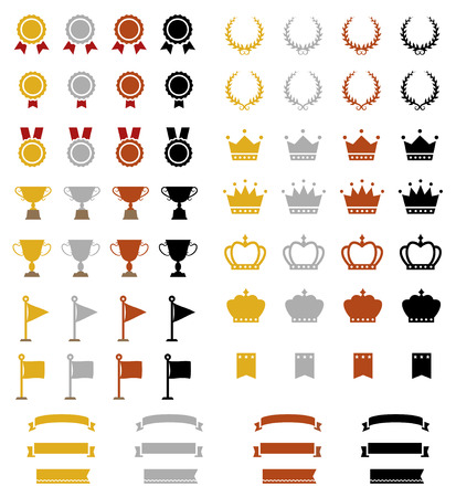 Ranking icon setsのイラスト素材