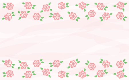 Watercolor roses backgroundのイラスト素材