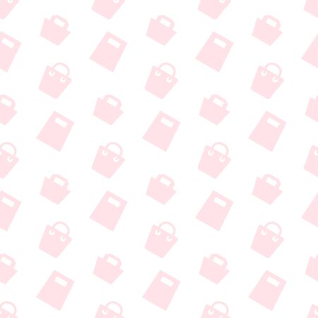 Shopping Bag Background Patternのイラスト素材