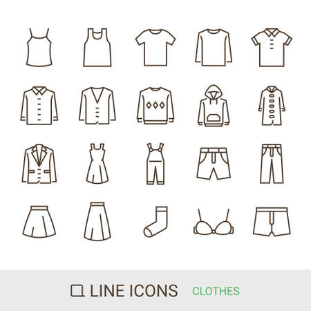Product Icon Fashion Line Iconのイラスト素材