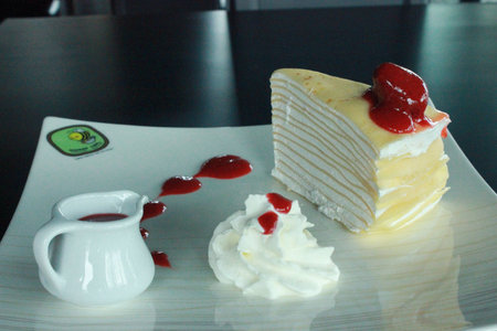 Cake at coffee shop.の素材