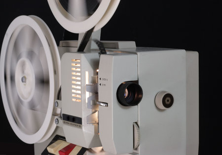 Old amateur 8 mm a film projector