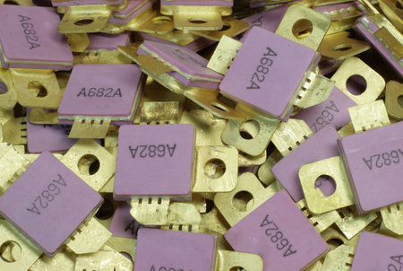 Radio components - transistors of average power.