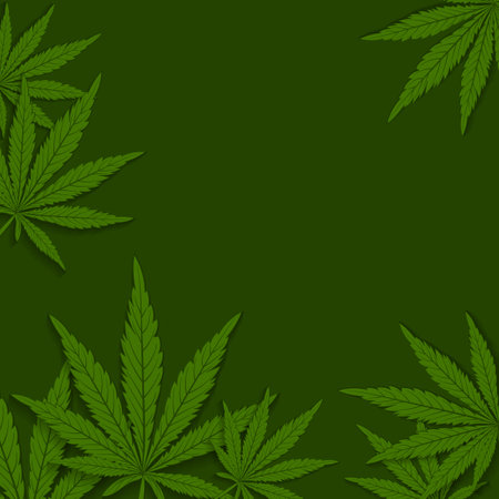 cannabis leaf poster  backgroundの写真素材