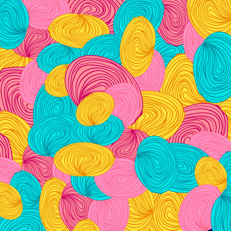 abstract background colorful yarn vector illustrationのイラスト素材