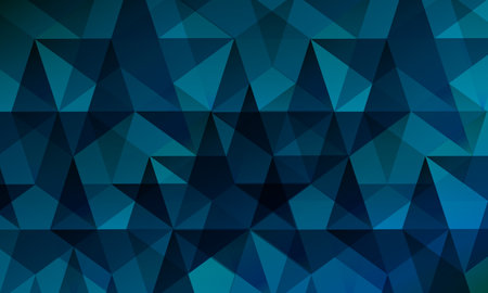 Abstract blue polygonal vector background. Triangular design for your businessのイラスト素材