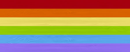rainbow wood texture background. Vector illustration EPS10のイラスト素材