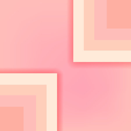 Abstract geometric background in pink and beige colors. Vector illustration.のイラスト素材