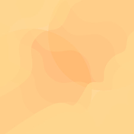 abstract background with smooth lines in orange colors, vector illustration.のイラスト素材