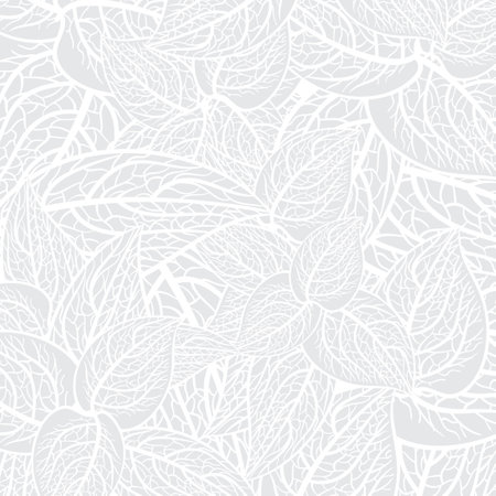 pattern with leaves. Vector illustration for your design.のイラスト素材