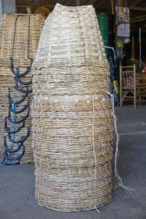 Wicker basketsの写真素材