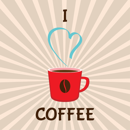 cup of coffee for coffee loversのイラスト素材