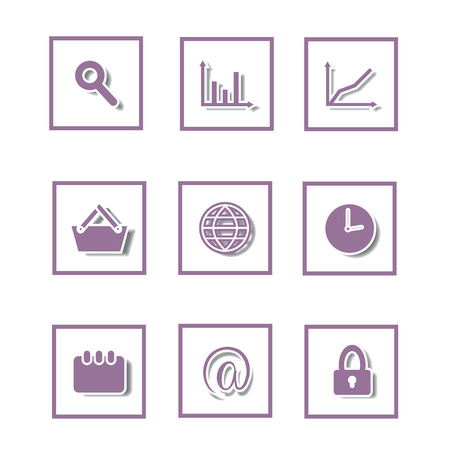 Set of business icons for your designのイラスト素材