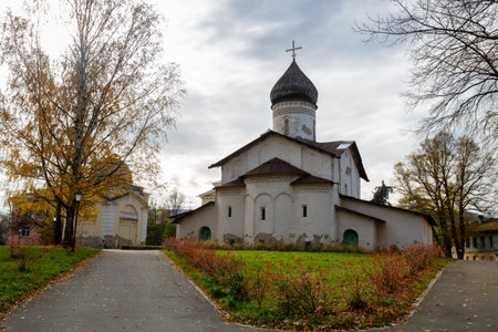 Ancient Church of the Ascension of the Lord of the former Starovoznesensky Monastery, Pskov, Russia