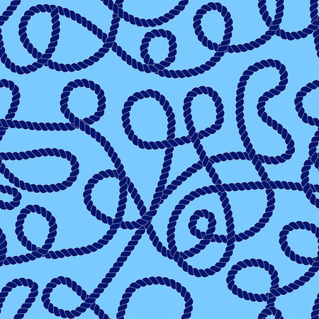 Blue curved rope pattern background vector illustrationのイラスト素材