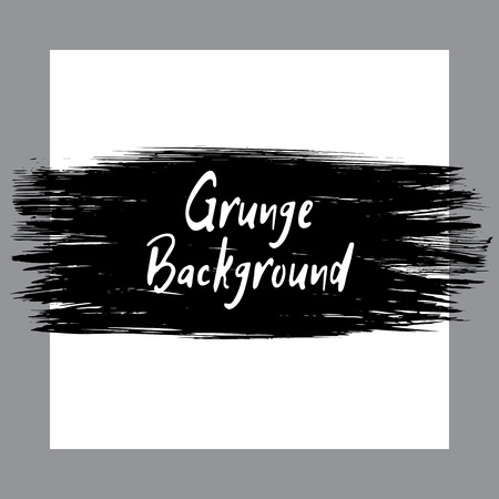Grunge background with hand drawn ink spots for design. Label, banner element vector illustrationのイラスト素材