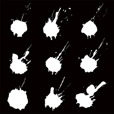 set of spotsのイラスト素材