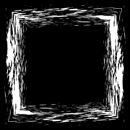 Grunge hand drawn splash  paintbrush squares.のイラスト素材