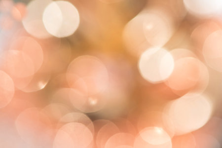 festive background with light bokehの写真素材