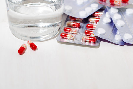 Medicines for the prevention and treatment of diseases, closeup